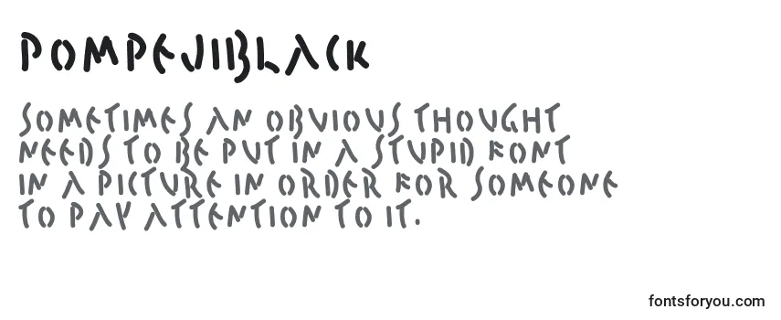 PompejiBlack Font