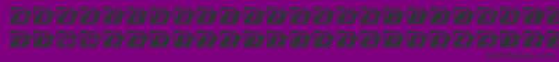 Eyesonlysemicondtal Font – Black Fonts on Purple Background