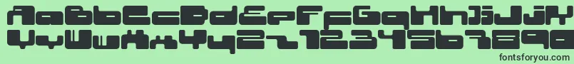 Saiba mais sobre a fonte 02.10fen Fonte 02.10fen – fontes pretas em um fundo verde