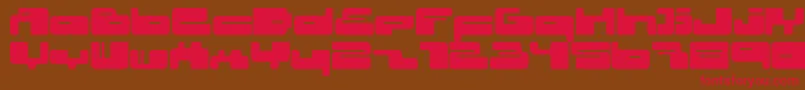 02.10fen Font – Red Fonts on Brown Background