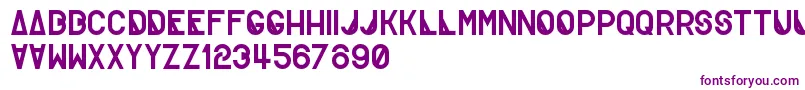 Шрифт Creatif – фиолетовые шрифты