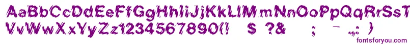 Lower Font – Purple Fonts