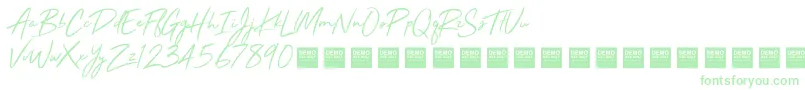 StayRadDemo Font – Green Fonts