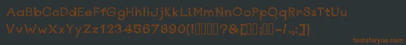 Rustswordsblack Font – Brown Fonts on Black Background