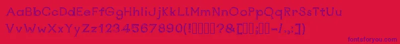 Rustswordsblack Font – Purple Fonts on Red Background
