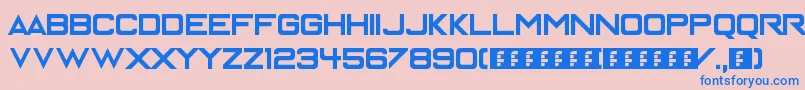 EnterTheGrid Font – Blue Fonts on Pink Background