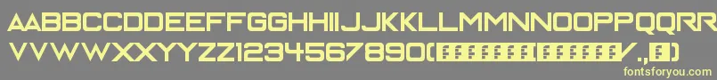 EnterTheGrid Font – Yellow Fonts on Gray Background