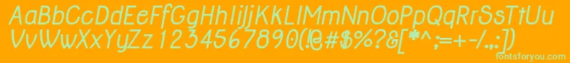 Подробнее о шрифте JollyBoldItalic Шрифт JollyBoldItalic – зелёные шрифты на оранжевом фоне