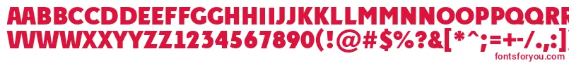 APlakattitulExtrabold Font – Red Fonts