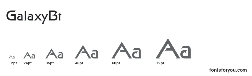 GalaxyBt Font Sizes