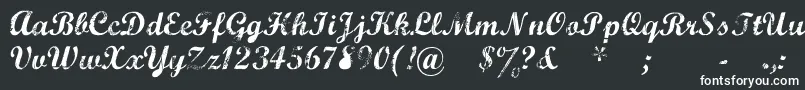 Шрифт MarcelleScript – белые шрифты