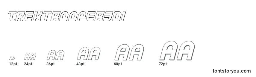 Trektrooper3Di Font Sizes