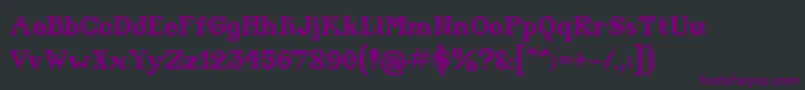 Arpegius Font – Purple Fonts on Black Background