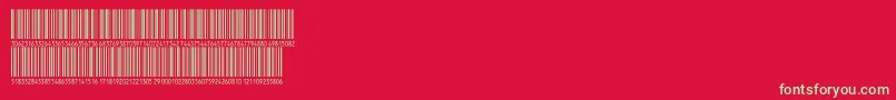 Inthrp72dmtt Font – Green Fonts on Red Background