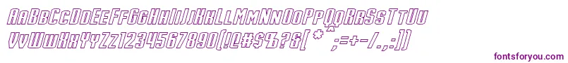 StarkHollowItalic Font – Purple Fonts