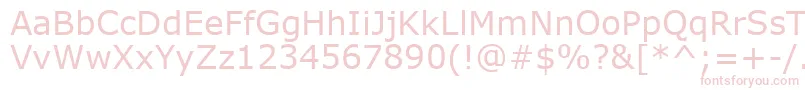 Verdank Font – Pink Fonts on White Background