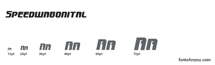 Speedwagonital Font Sizes