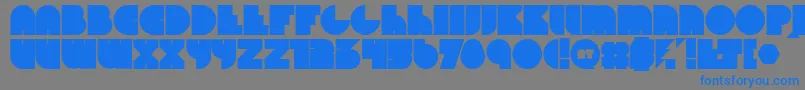 fuente Beyondprotype – Fuentes Azules Sobre Fondo Gris