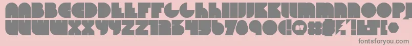 Beyondprotype Font – Gray Fonts on Pink Background