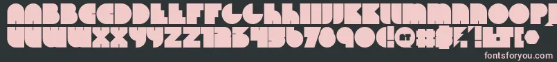 fuente Beyondprotype – Fuentes Rosadas Sobre Fondo Negro