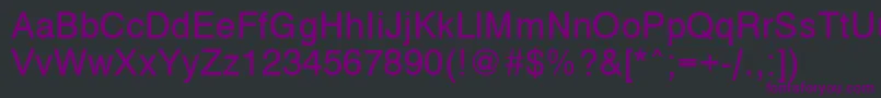 Шрифт Vanta – фиолетовые шрифты на чёрном фоне