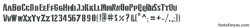 DDayStencil Font – Fonts for Linux