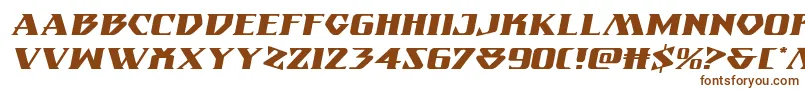 Шрифт Eternalknightexpandital – коричневые шрифты