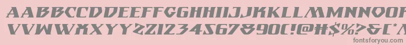 Шрифт Eternalknightexpandital – серые шрифты на розовом фоне