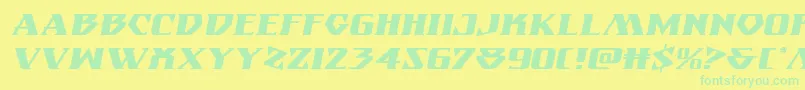 More about Eternalknightexpandital Font Eternalknightexpandital Font – Green Fonts on Yellow Background