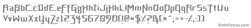 Шрифт DiamondFantasyNormal – серые шрифты на белом фоне