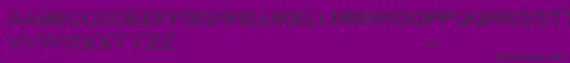 Fonte JizzMassBc – fontes pretas em um fundo violeta