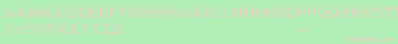 JizzMassBc Font – Pink Fonts on Green Background