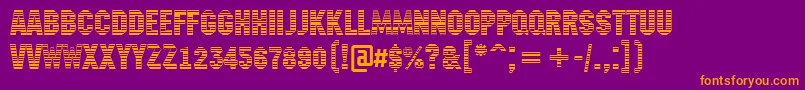 Weitere Informationen zur AMachinanovastrmini-Schriftart AMachinanovastrmini-Schriftart – Orangefarbene Schriften auf violettem Hintergrund