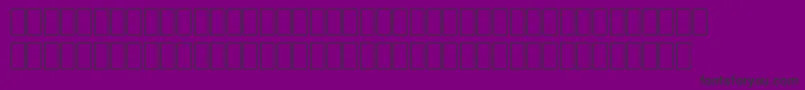 Wpro10na-Schriftart – Schwarze Schriften auf violettem Hintergrund