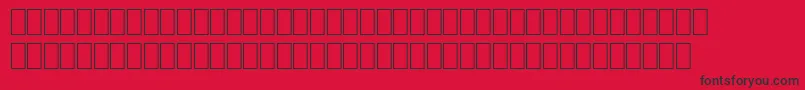Wpro10na Font – Black Fonts on Red Background