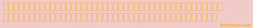 Wpro10na Font – Orange Fonts on Pink Background
