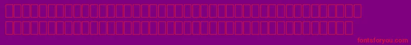 Wpro10na Font – Red Fonts on Purple Background