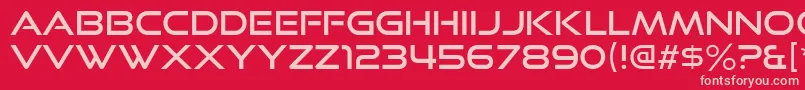 GoodTimesRg Font – Pink Fonts on Red Background