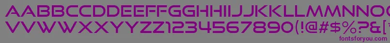GoodTimesRg Font – Purple Fonts on Gray Background
