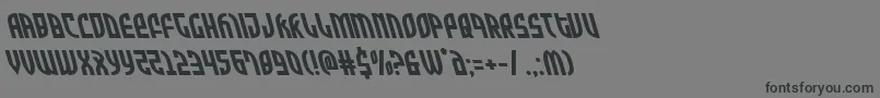 Zoneriderleft Font – Black Fonts on Gray Background