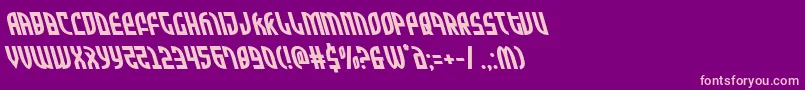 Zoneriderleft Font – Pink Fonts on Purple Background
