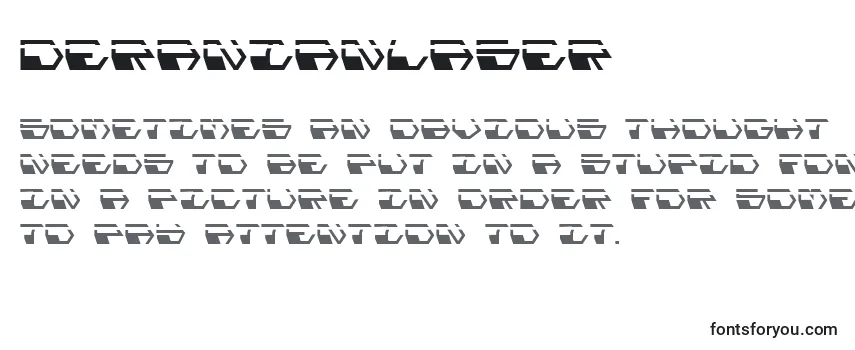 Обзор шрифта DeranianLaser