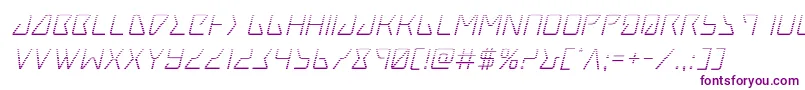 Tracergradital Font – Purple Fonts on White Background