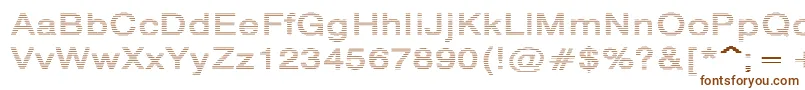 HildieRegular Font – Brown Fonts on White Background