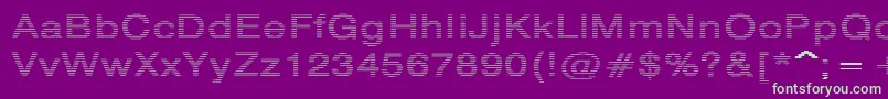 fuente HildieRegular – Fuentes Verdes Sobre Fondo Morado