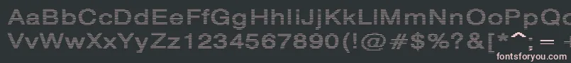 フォントHildieRegular – 黒い背景にピンクのフォント