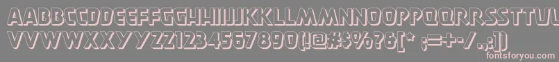 Burgerdoodletwonf Font – Pink Fonts on Gray Background