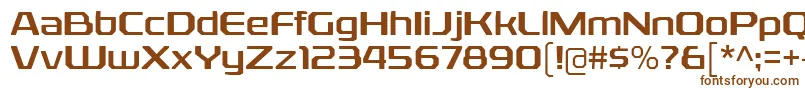 RexliaRg Font – Brown Fonts on White Background