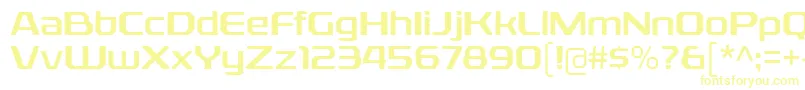 Шрифт RexliaRg – жёлтые шрифты