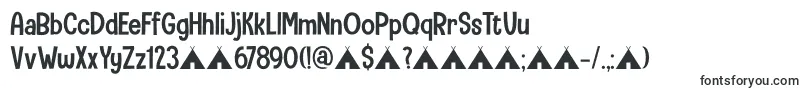 Шрифт CampingHolidayDemo – OTF шрифты